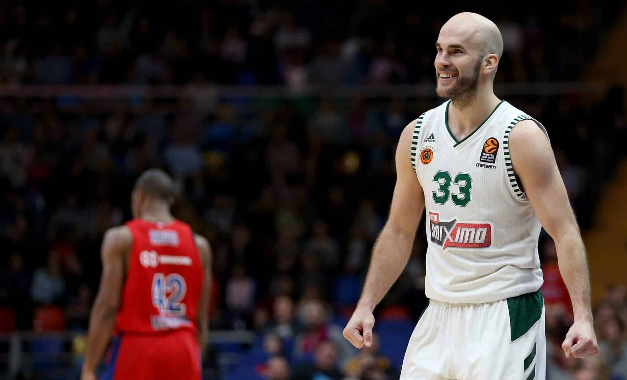 Nick Calathes ante el CSKA (Fuente: Twitter @FCBbasket)