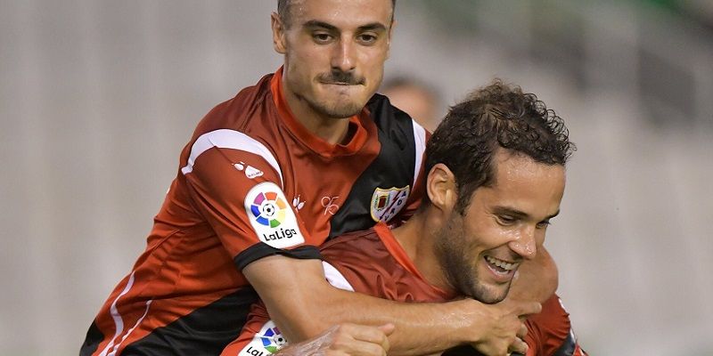 Los autores de los tantos rayistas | Imagen: Rayo Vallecano