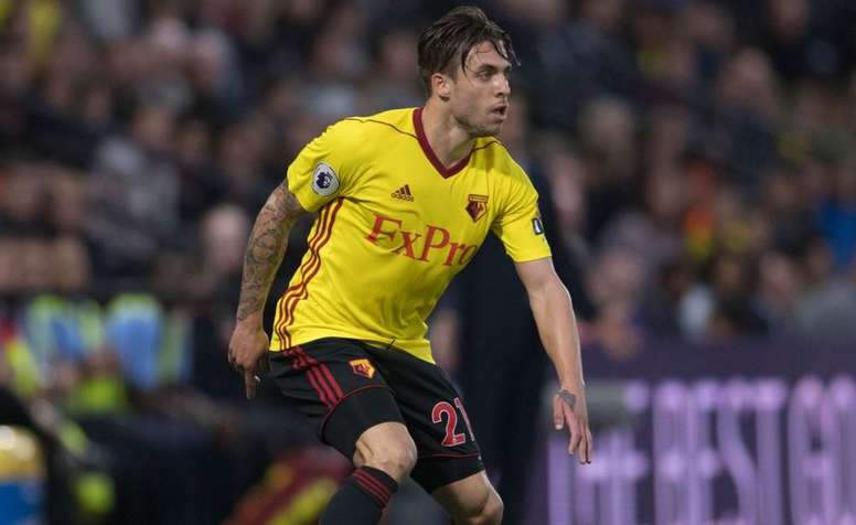 Kiko Femenía en un partido con el Watford