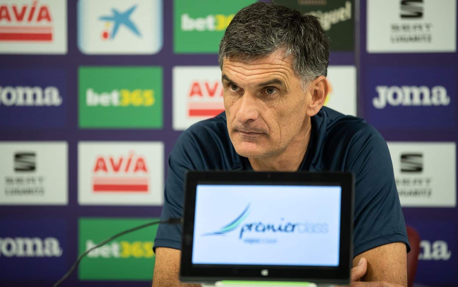 José Luis Mendilibar en rueda de prensa