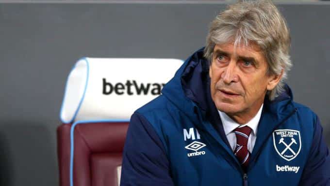 Manuel Pellegrini en el West Ham