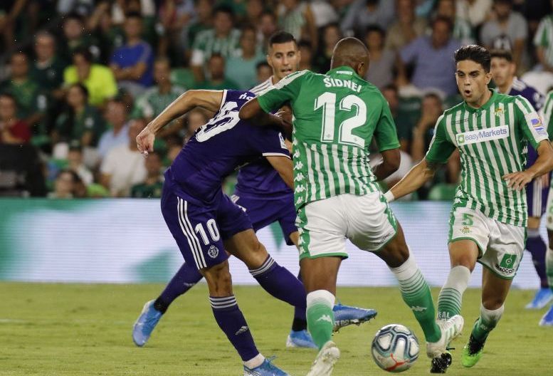 Lance del Real Valladolid - Real Betis de la primera vuelta