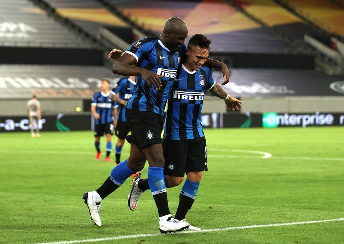 Inter 5-0 Shakhtar: Lukaku y Lautaro se exhibieron con sendos dobletes cada uno. Fuente: (@EuropaLeague)