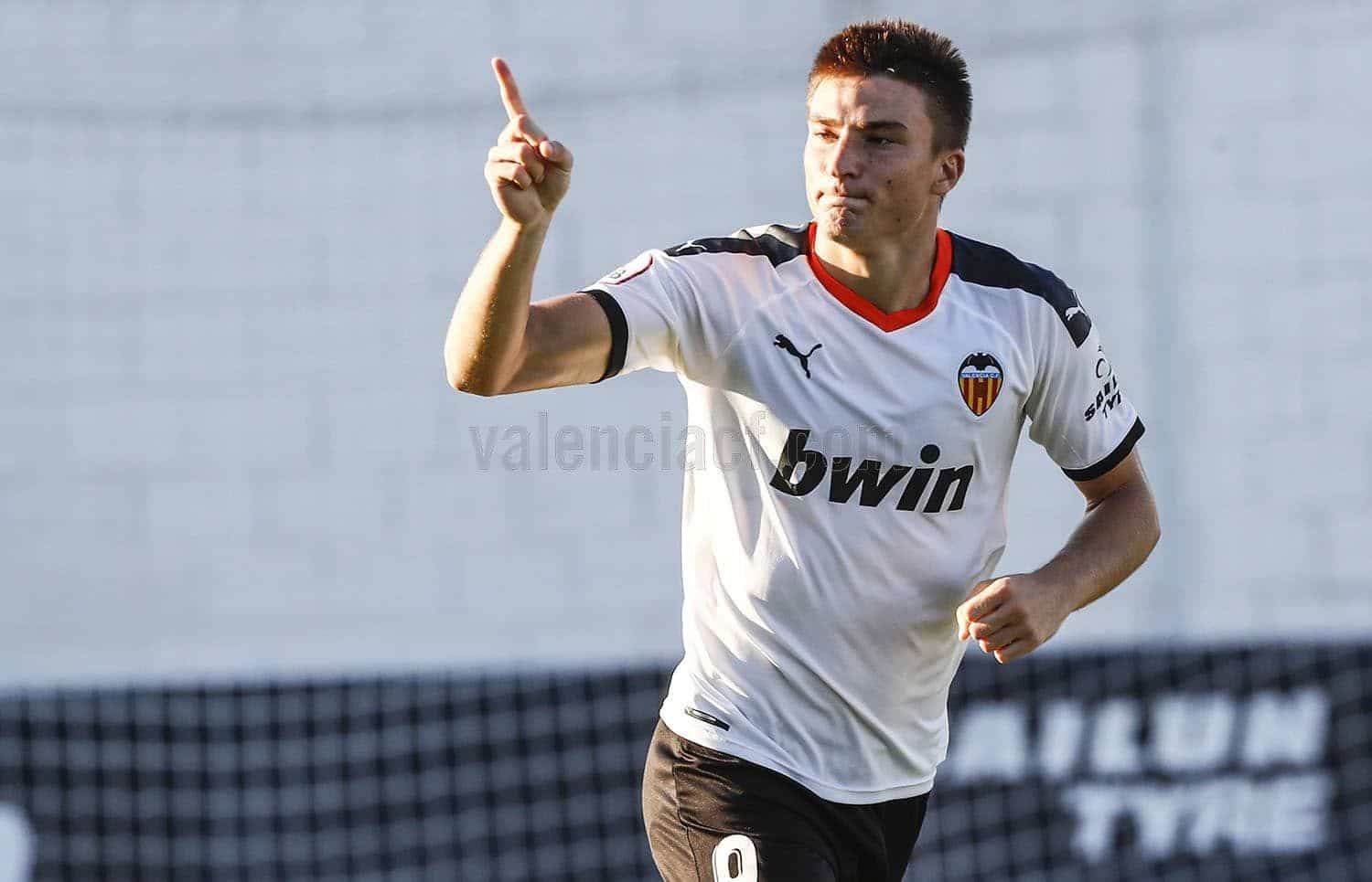 Jordi Sánchez el año pasado en el Valencia Mestalla