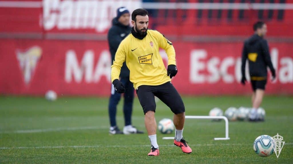 Paco Molinero en un entrenamiento