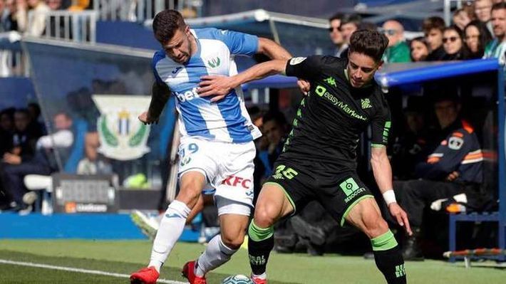 Aitor Ruibal en un partido frente al Betis