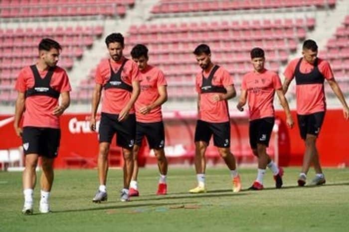 Entrenamiento del Sevilla