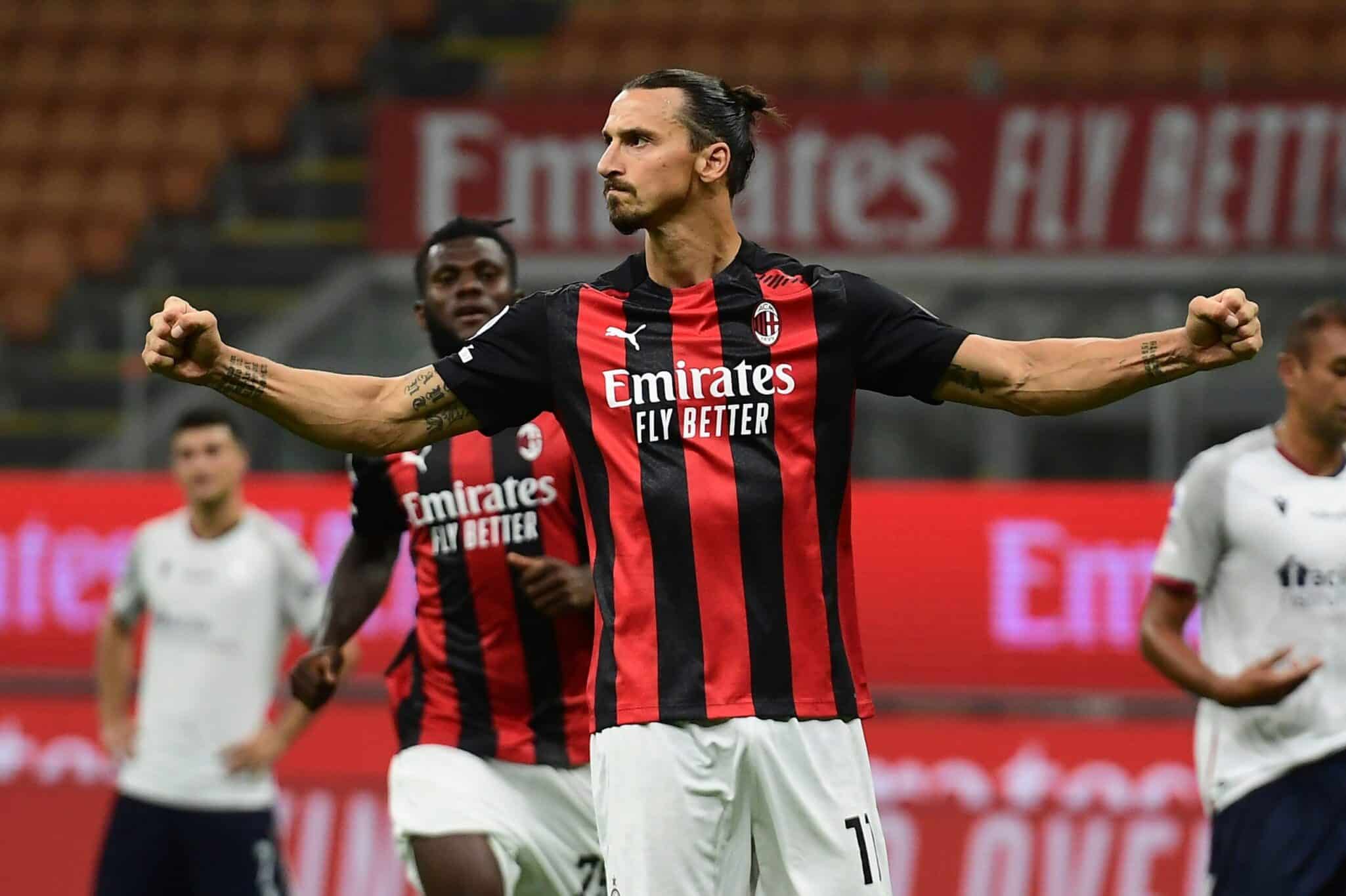 Milan 2-0 Bologna: 3 goles en 2 partidos para Zlatan. Fuente: (@soyCalcio_)