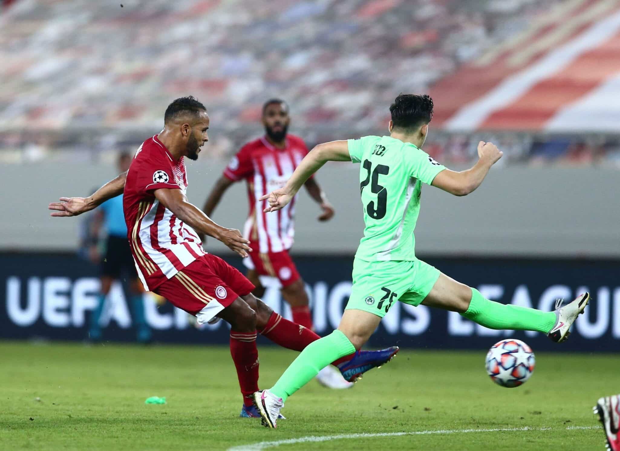 Champions League 2020-21, play offs: El Olympiakos sacó un buen resultado en la ida que lo deja a tiro de clasificar a la fase de grupos. Fuente: (@olympiakosfc)