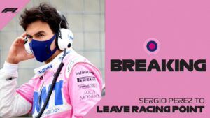 Sergio Pérez dice adios a Racing Point tras la llegada de Sebastian Vettel