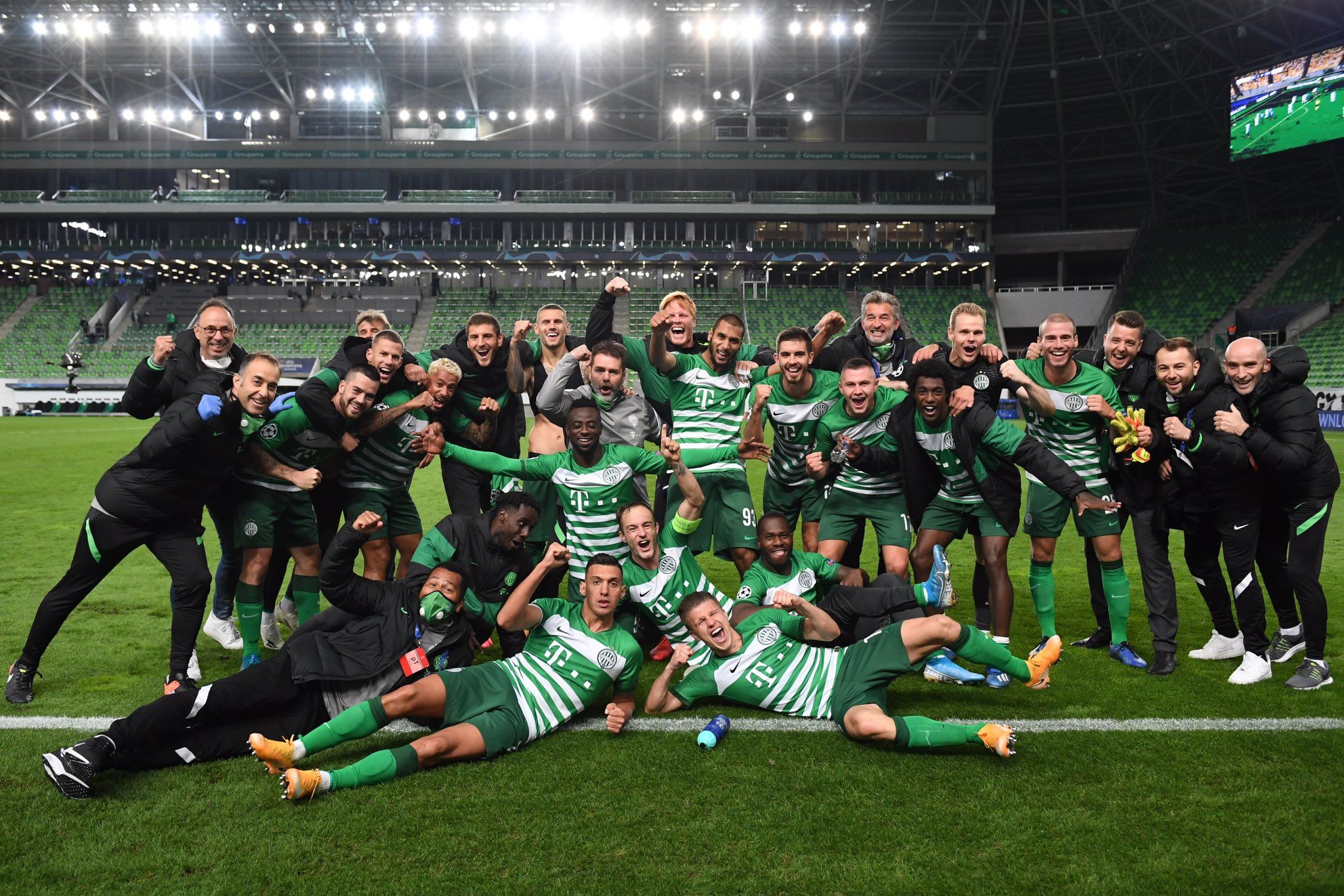 UEFA Champions League 20-21: el Ferencváros regresa a la fase de grupos 25 años después de su última presencia. Fuente: (@Fradi:HU)