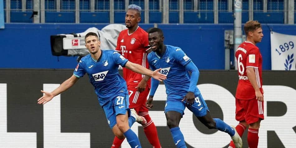 Hoffenheim 4-1 Bayern Münich: Kramaric fue la figura del partido. Fuente: (@tsghoffenheim)