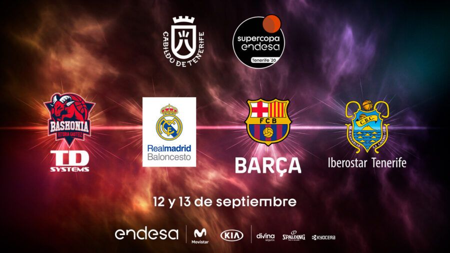 Fotomontaje de la Supercopa Endesa Tenerife 2020. Foto: Liga Endesa.