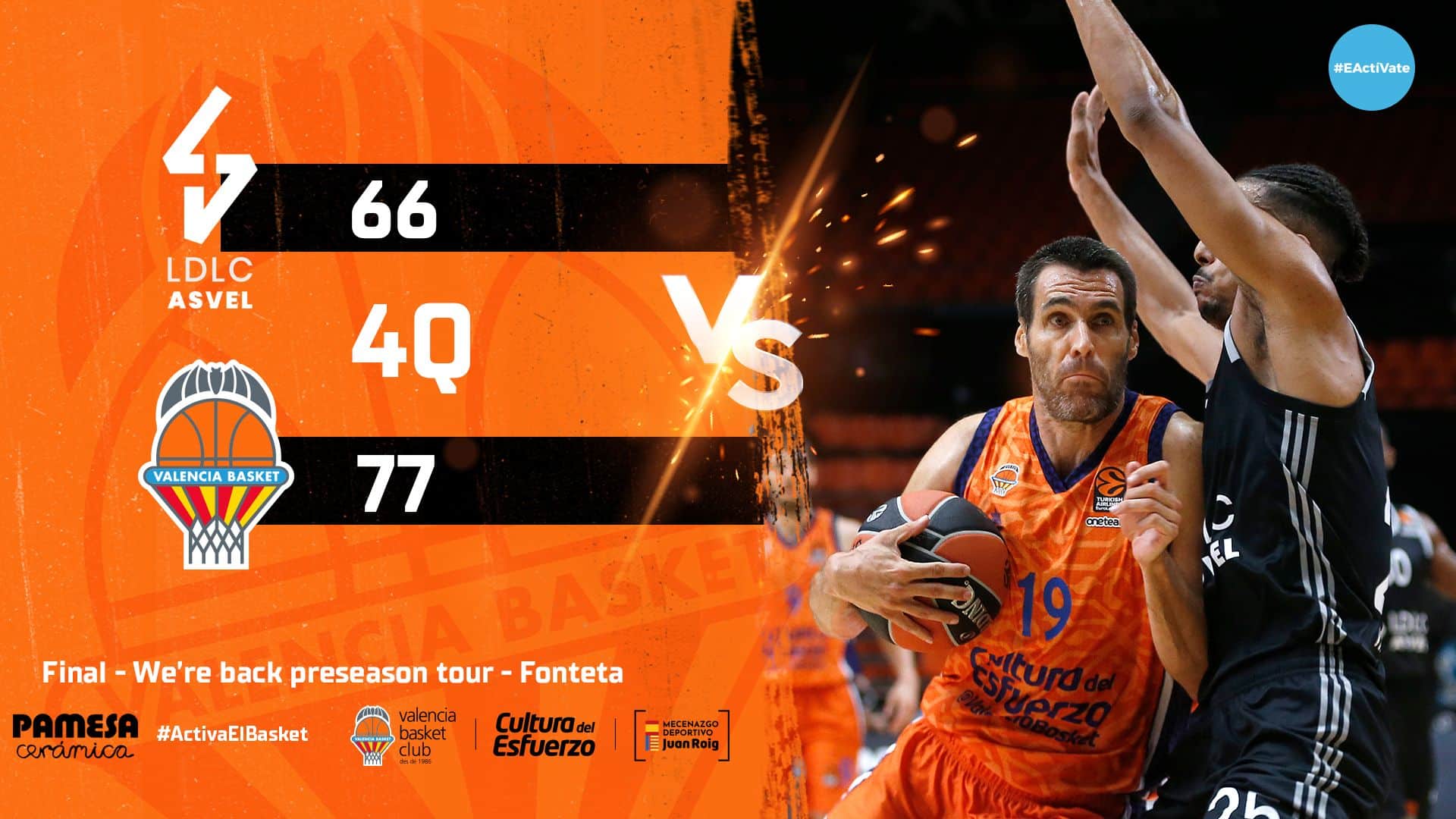 Valencia Basket se adjudica el Preseason Tour en el que ejerció como anfitrión. Fuente: Valencia Basket.