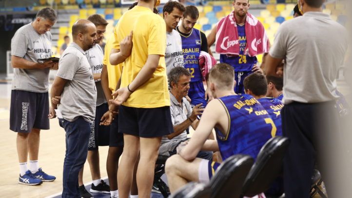 Fisac en el partido de pretemporada frente al Iberostar Tenerife
Foto vía cbgrancanaria.net