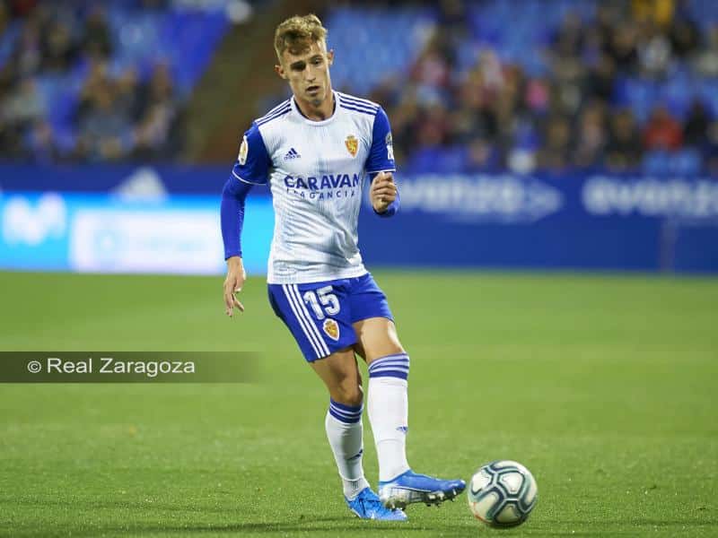 Álex Blanco en la campaña 2019/2020 con el Zaragoza