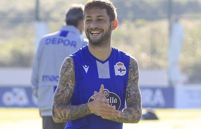 Fede Cartabia en un entrenamiento