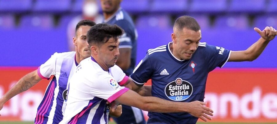 Iago Aspas en un Real Valladolid Club de Fútbol - Real Club Celta.