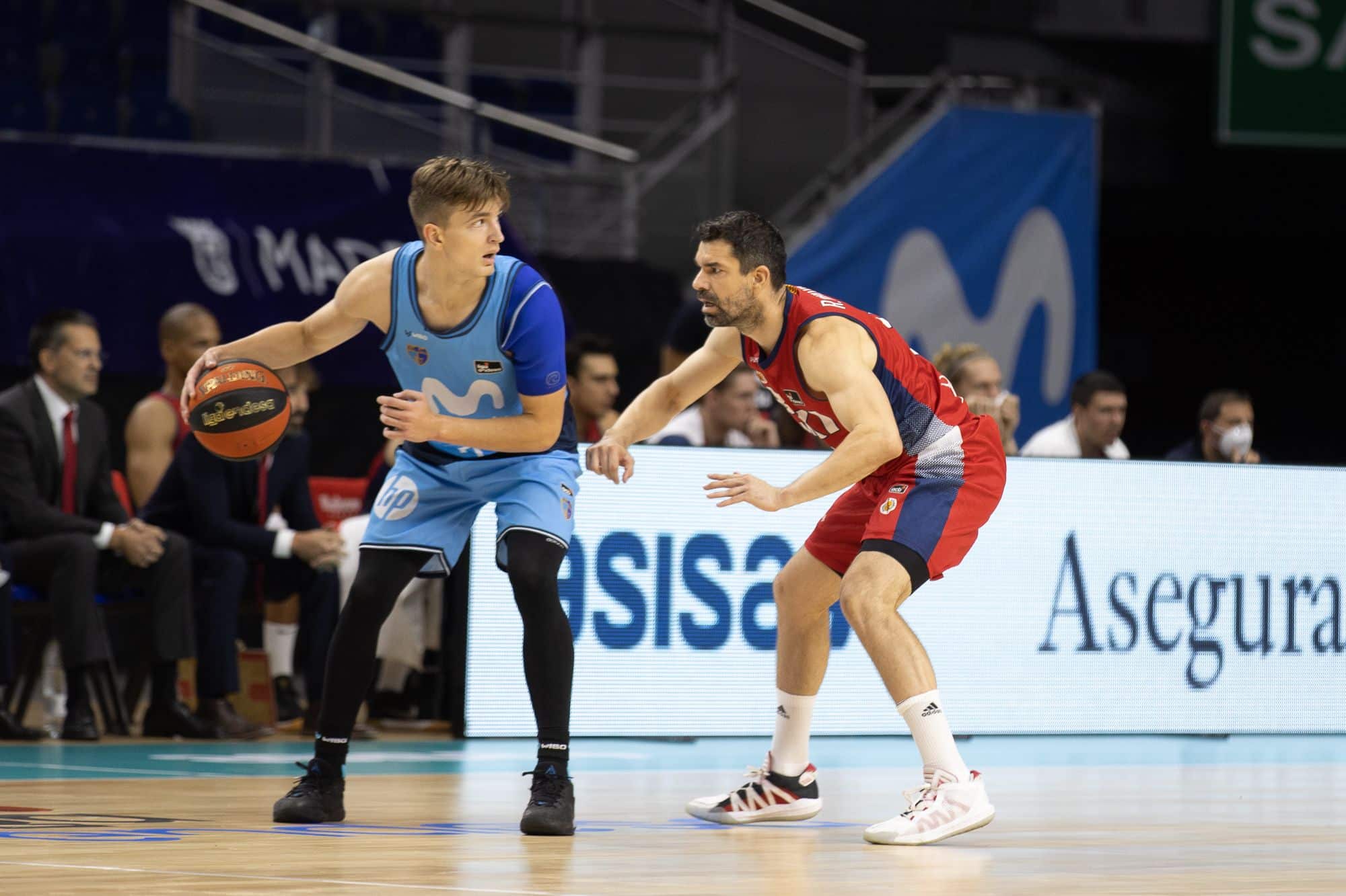 Giedraitis y Martínez en Movistar Estudiantes - BAXI Manresa