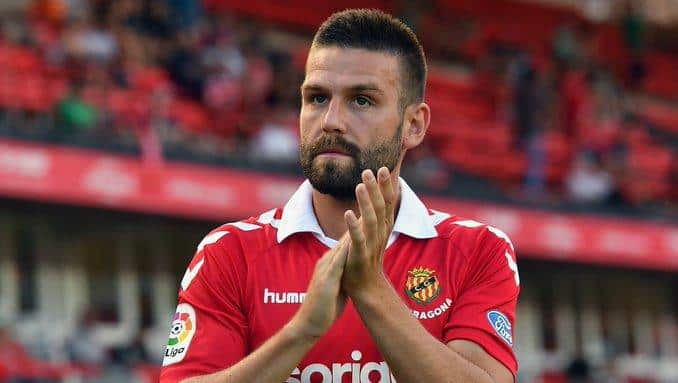 David Góldar con el Nàstic