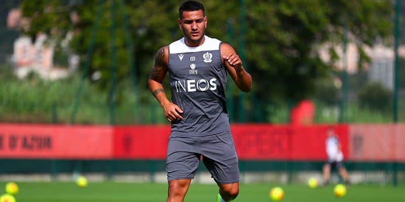 Rony Lopes durante uno de sus primeros entrenamientos hace un año en el Niza