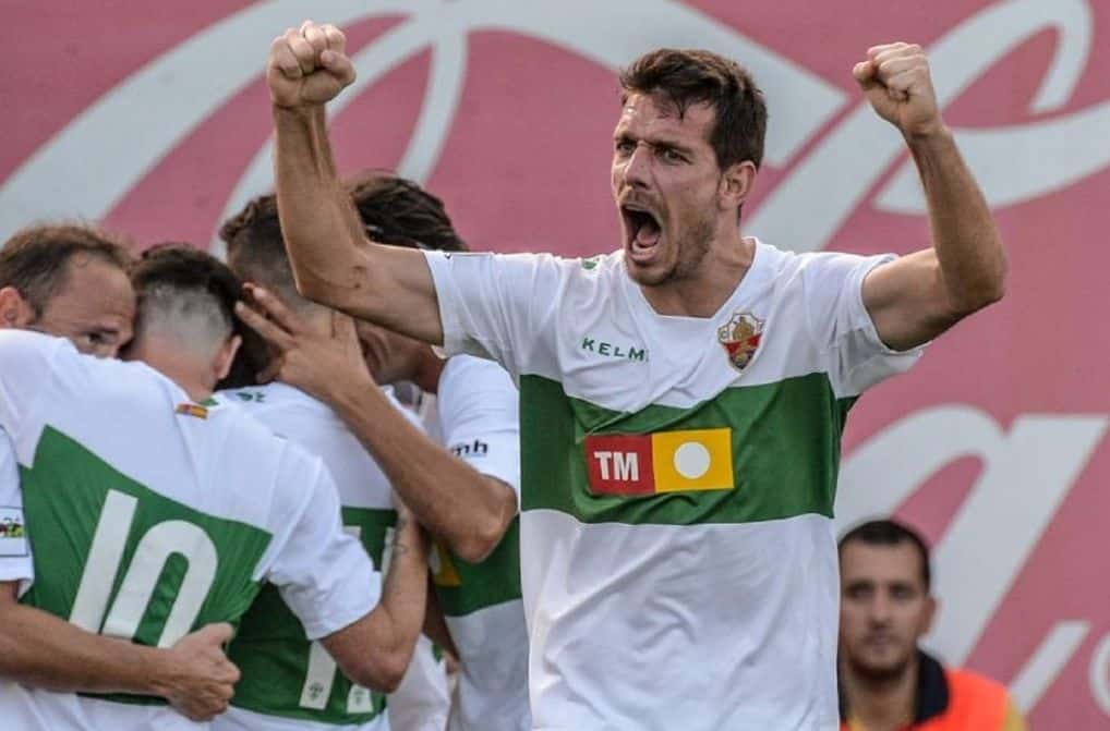 Manuel Sánchez con el Elche