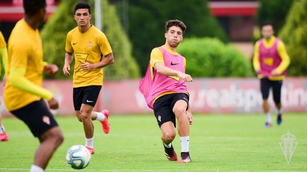 Nacho Méndez en un entrenamiento