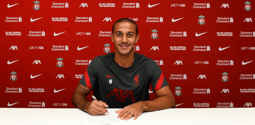 Thiago llega al Liverpool FC | Fuente: liverpoolfc.com