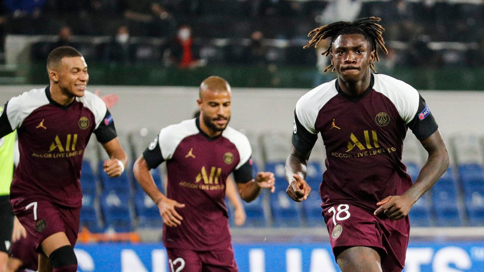 Basaksehir 0-2 PSG: Kean anotó sus primeros goles en Europa para rescatar al campeón galo. Fuente: (@PSG_Inside)