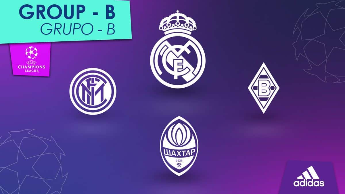Los rivales del Real Madrid en el grupo B de la UEFA Champions League 20/21