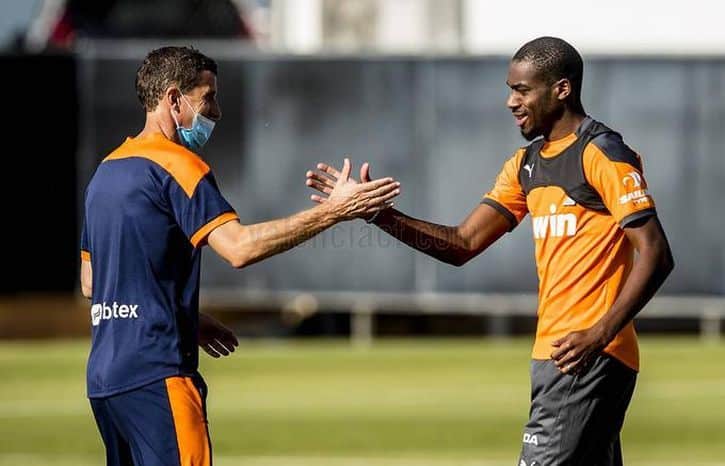 JAvi Gracia y Geoffrey Kondogbia