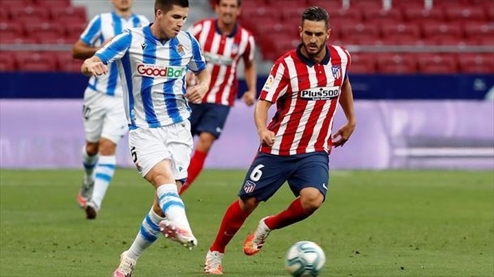 Zubeldia en un partido la pasada campaña frente al Atlético