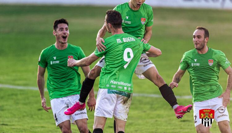 Gol del empate del Haro ante el Tudelano del pasado miércoles