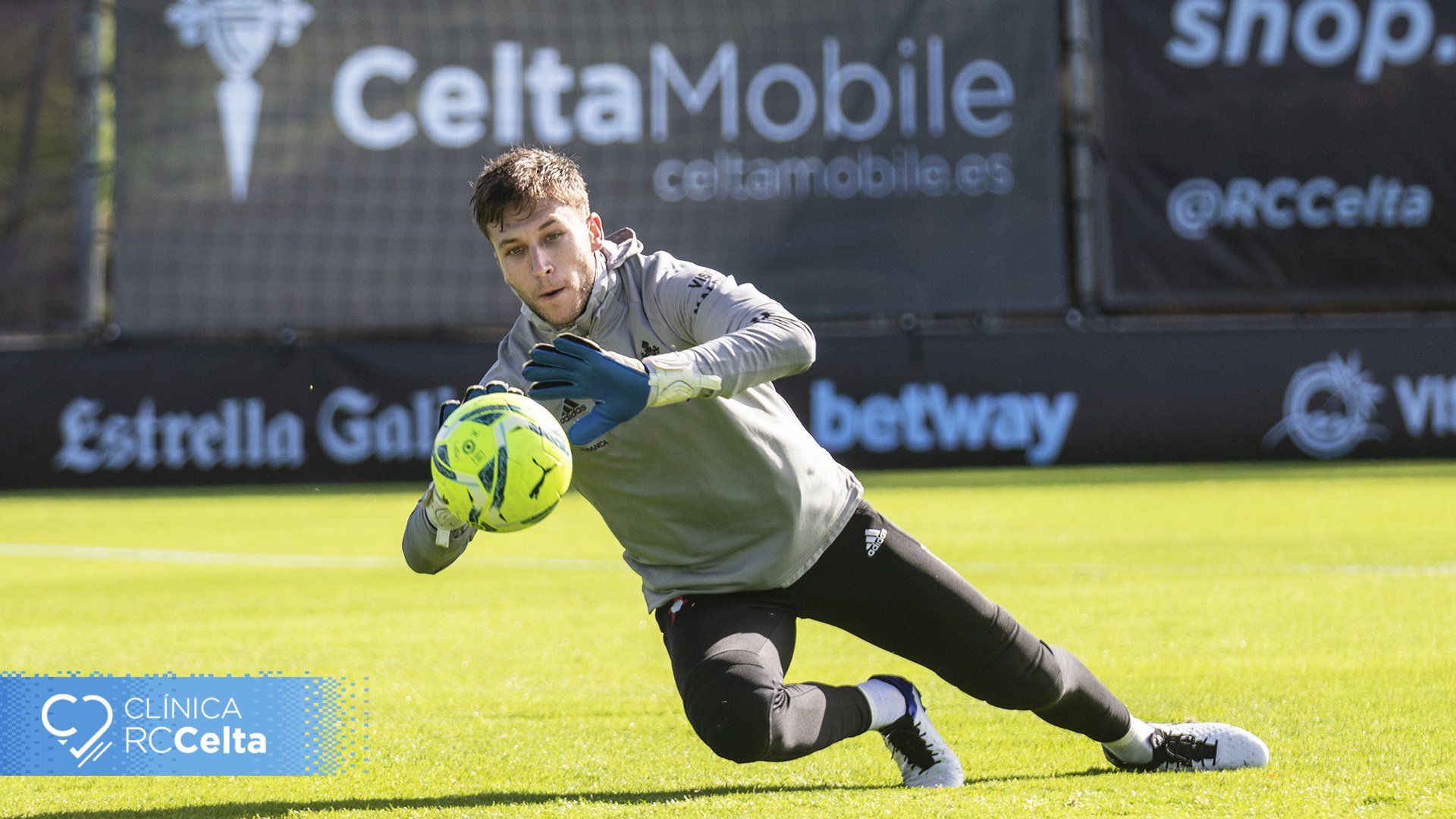 Rubén Blanco en un entrenamiento vespertino