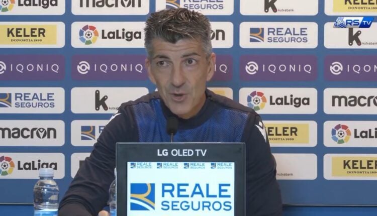 Imanol Alguacil detalló en rueda de prensa lo que espera del partido ante el Cádiz