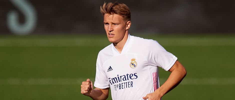 Martin Ødegaard en un partido como jugador del Real Madrid Club de Fútbol. Foto: Real Madrid Club de Fútbol.