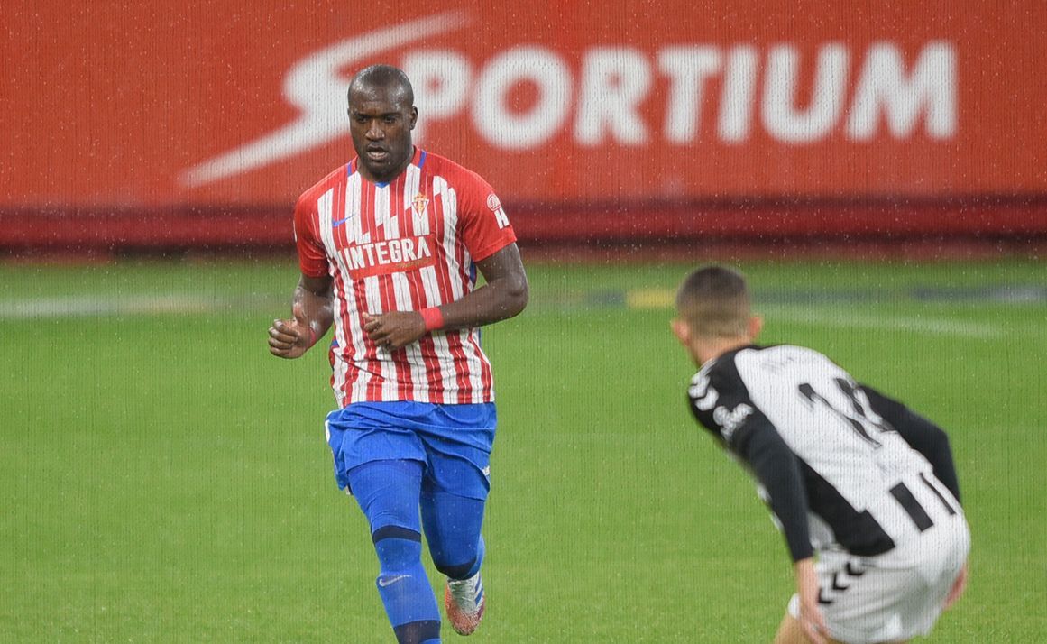 Babin en el partido frente al CD Castellón