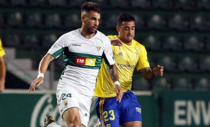 Josema en un partido frente al Cádiz