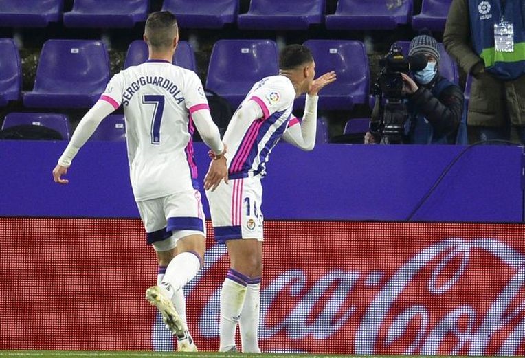 Marcos André celebra un gol