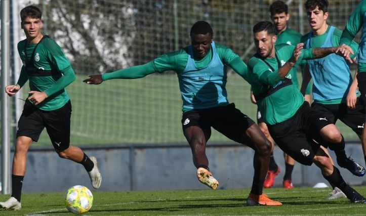 Lance del entrenamiento del Racing