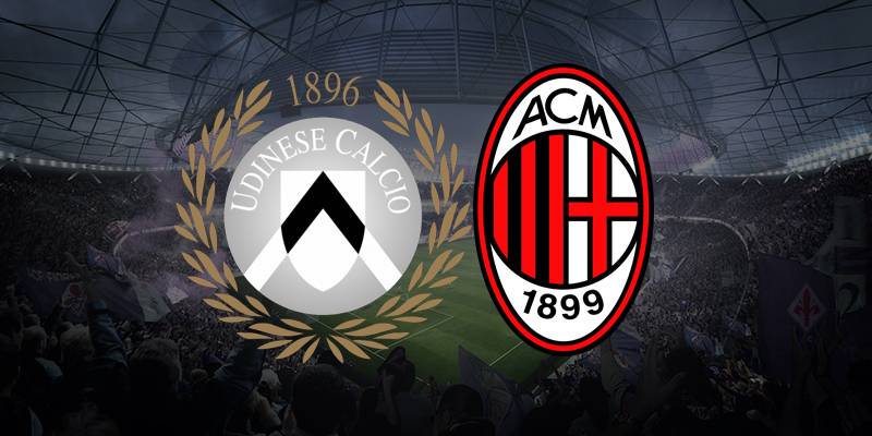 Udinese vs Milan - Foto destacada vía: https://www.calciostyle.it/serie-a