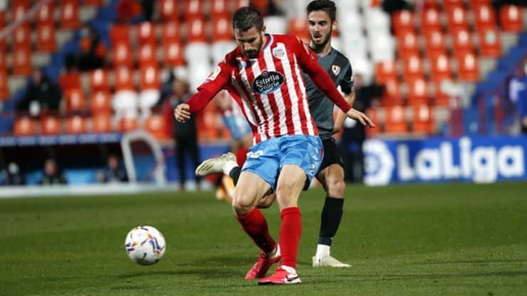 Frederico Venancio en el partido frente al Rayo