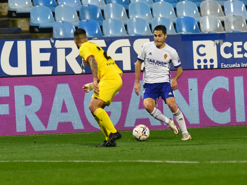 Lance del Real Zaragoza - Girona FC