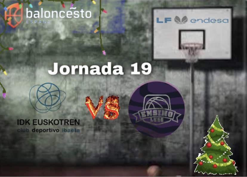 IDK Euskotren - Durán Maquinaria Ensino, J.18 LFEndesa, último encuentro de 2020.
Fuente imagen: Logos clubes y competición, montaje @Rafacer75