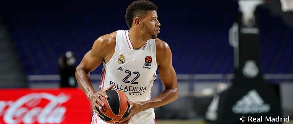 Walter Tavares en un partido como jugador del Real Madrid. Foto: Real Madrid.