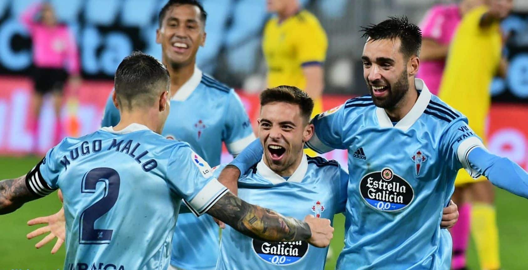 El Celta golea al Cádiz