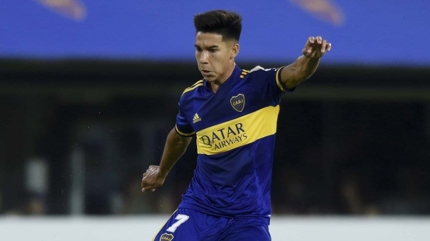 Pol Fernández con Boca Juniors