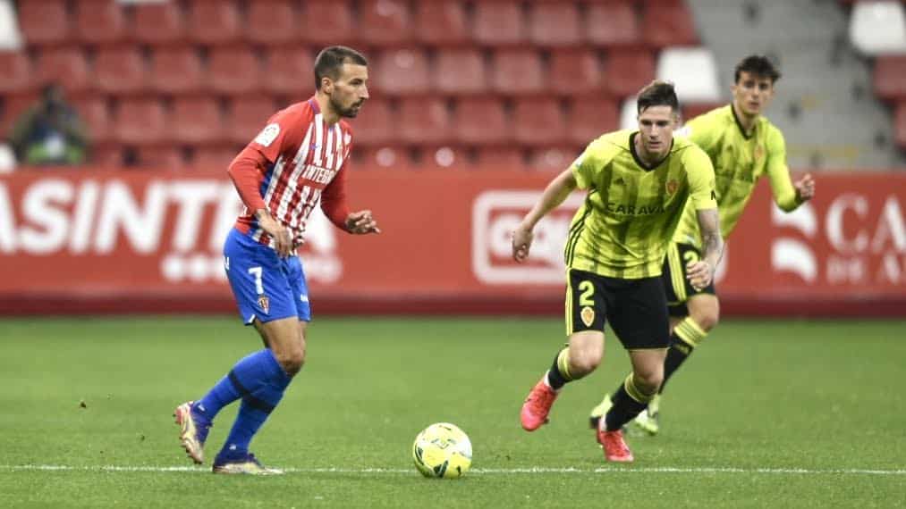 Lance de un Zaragoza - Sporting