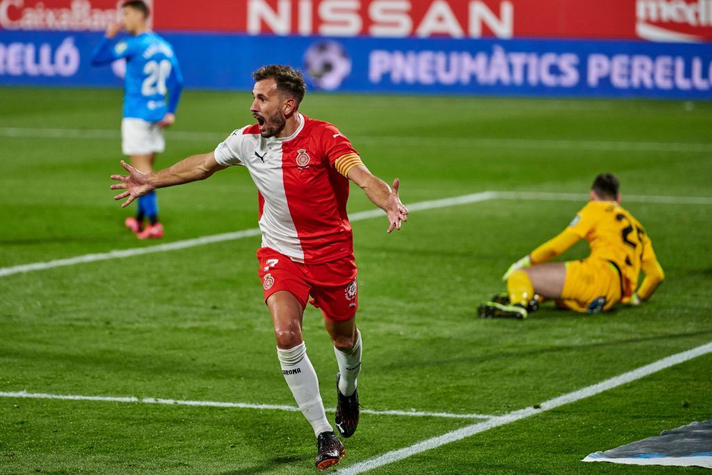 Stuani celebra un gol