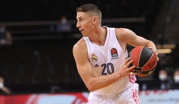 Jaycee Carroll en un partido como jugador del Real Madrid. Foto: Turkish Airlines Euroleague.